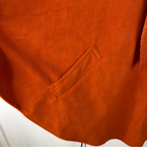 Lemode one size new with tag pleated scarf wrap spice orange. Pockets beautiful - Picture 8 of 9